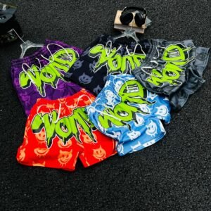 fabric 350 grams joggers short with wool