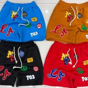 joggers short with wool
