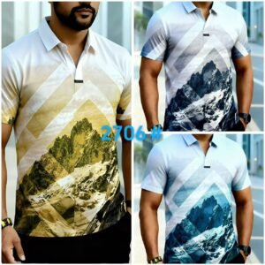 condom v neck polo