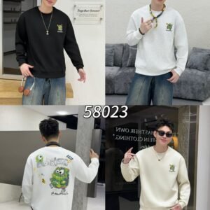 crew neck long sleeve tee